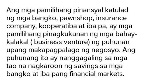 ano ang papel na ginagampanan ng financial intermediaries|Financial Intermediaries (Tagalog) .